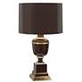 1_Robert Abbey Annika 29 1/2" Chocolate and Natural Brass Table Lamp