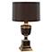 Robert Abbey Annika 29 1/2" Chocolate and Natural Brass Table Lamp