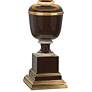 3_Robert Abbey Annika 29 1/2" Chocolate and Natural Brass Table Lamp more views