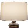 2_Robert Abbey Annika 29 1/2" Chocolate Cloud Cream Shade Table Lamp more views