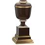 3_Robert Abbey Annika 29 1/2" Chocolate Cloud Cream Shade Table Lamp more views