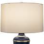 2_Robert Abbey Annika 29 1/2" Cobalt Cloud Cream Shade Table Lamp more views