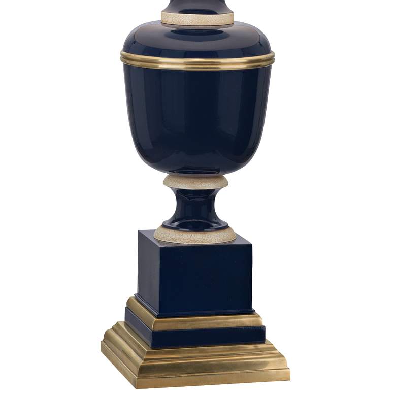 Image 3 Robert Abbey Annika 29 1/2" Cobalt Cloud Cream Shade Table Lamp more views