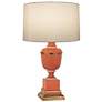 1_Robert Abbey Annika 29 1/2" Cream and Tangerine Orange Table Lamp