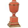 3_Robert Abbey Annika 29 1/2" Cream and Tangerine Orange Table Lamp more views