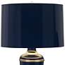 2_Robert Abbey Annika 29 1/2" High Cobalt and Natural Brass Table Lamp more views