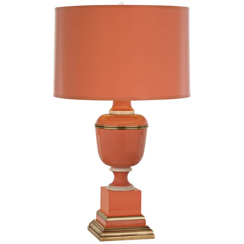 Image 1 Robert Abbey Annika 29 1/2" Traditional Tangerine Orange Table Lamp