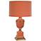 Robert Abbey Annika 29 1/2" Traditional Tangerine Orange Table Lamp