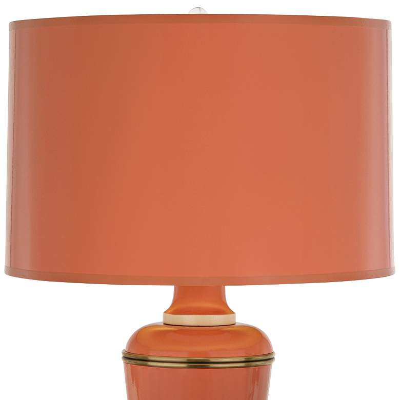 Image 2 Robert Abbey Annika 29 1/2" Traditional Tangerine Orange Table Lamp more views