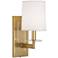 Robert Abbey Antique Brass Alice Plug-In Wall Sconce