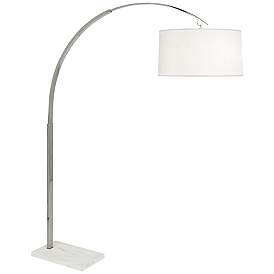 Image1 of Robert Abbey Archer 66 1/2" High Polished Nickel Modern Arc Floor Lamp