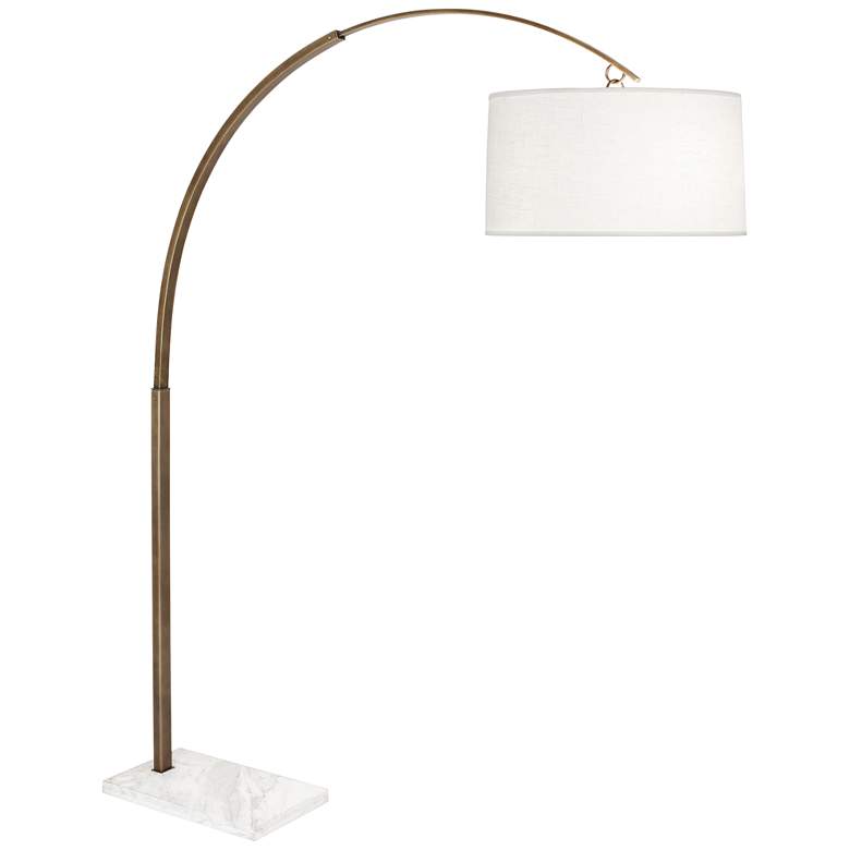 Image 2 Robert Abbey Archer 66 1/2" High Warm Brass Modern Arc Floor Lamp