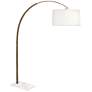 2_Robert Abbey Archer 66 1/2" High Warm Brass Modern Arc Floor Lamp