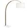 Robert Abbey Archer 66 1/2" High Warm Brass Modern Arc Floor Lamp
