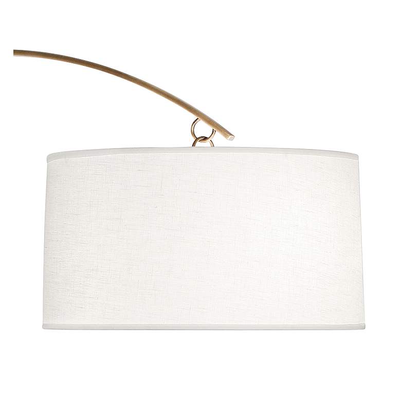 Image 4 Robert Abbey Archer 66 1/2" High Warm Brass Modern Arc Floor Lamp more views