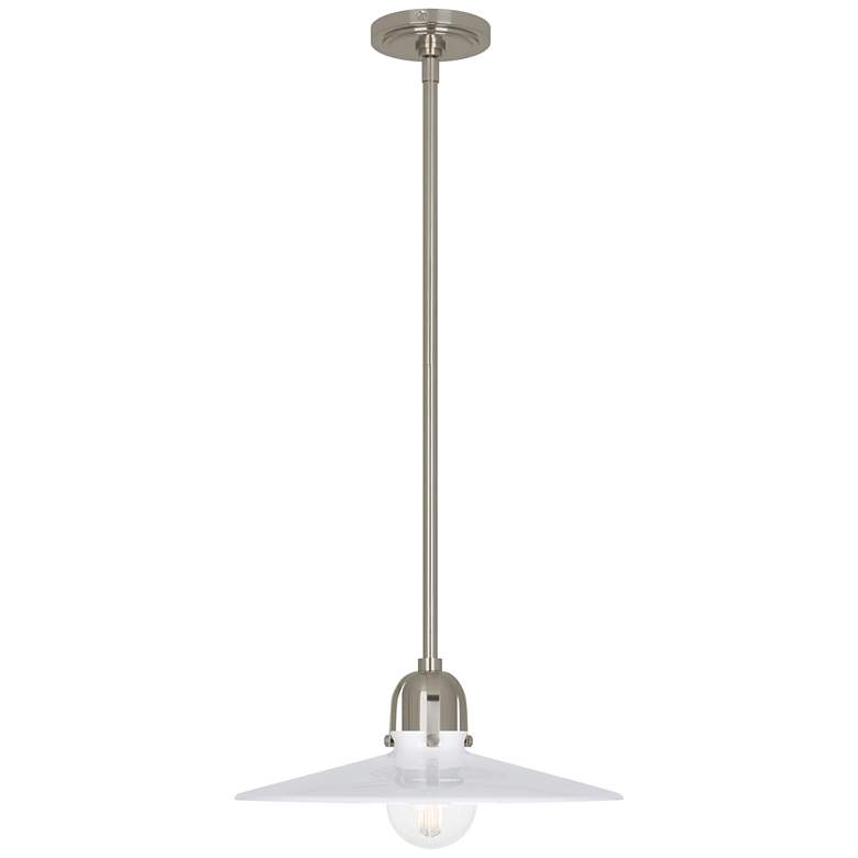 Image 2 Robert Abbey Arial 16" Wide Antique Silver Pendant Light