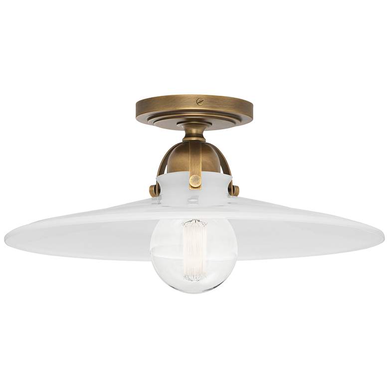 Image 1 Robert Abbey Arial 16 inch Wide Warm Brass Ceiling Light