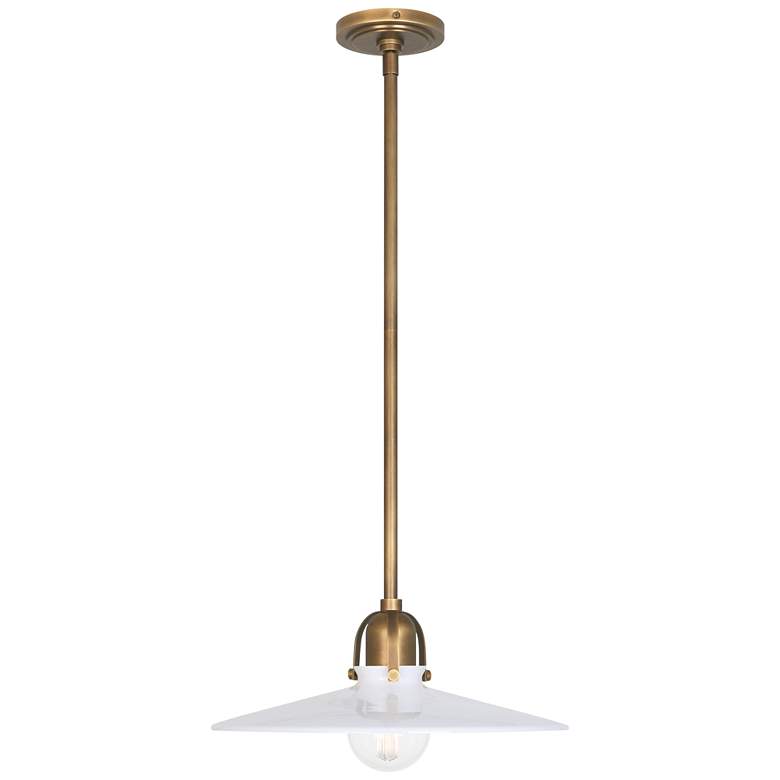 Image 2 Robert Abbey Arial 16" Wide Warm Brass Pendant Light