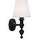 Robert Abbey Arthur 15" High Deep Patina Bronze Wall Sconce