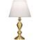 Robert Abbey Arthur 18 1/2" Brass Finish Candlestick Accent Lamp