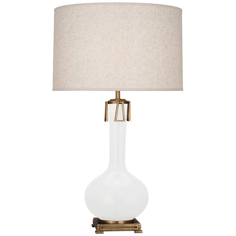 Image 1 Robert Abbey Athena 31 3/4" Lily Matte White Table Lamp