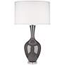 2_Robert Abbey Audrey 33 1/2" Modern Ash Gray Buffet Lamp
