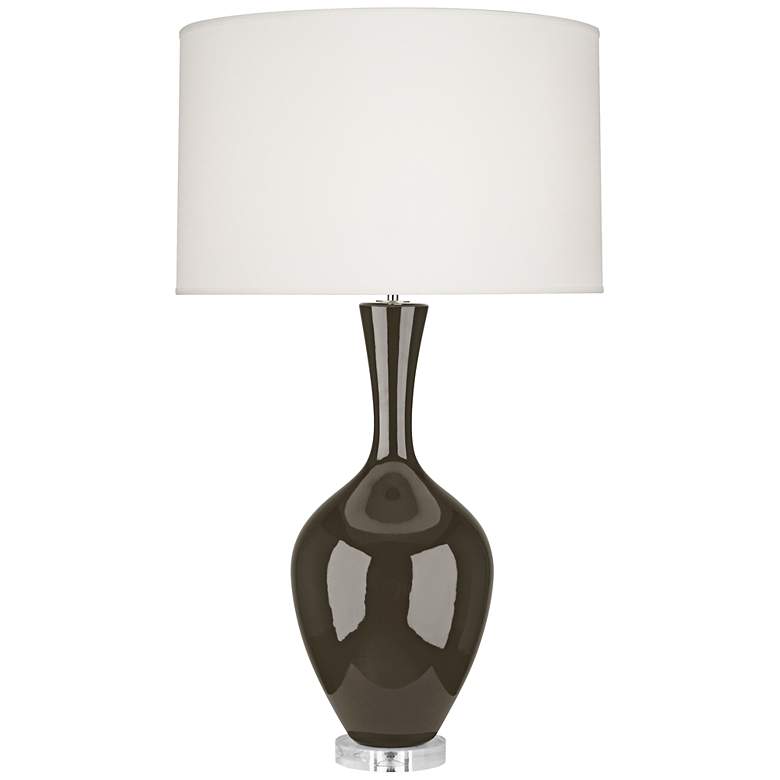 Image 1 Robert Abbey Audrey Brown Tea Ceramic Buffet Lamp