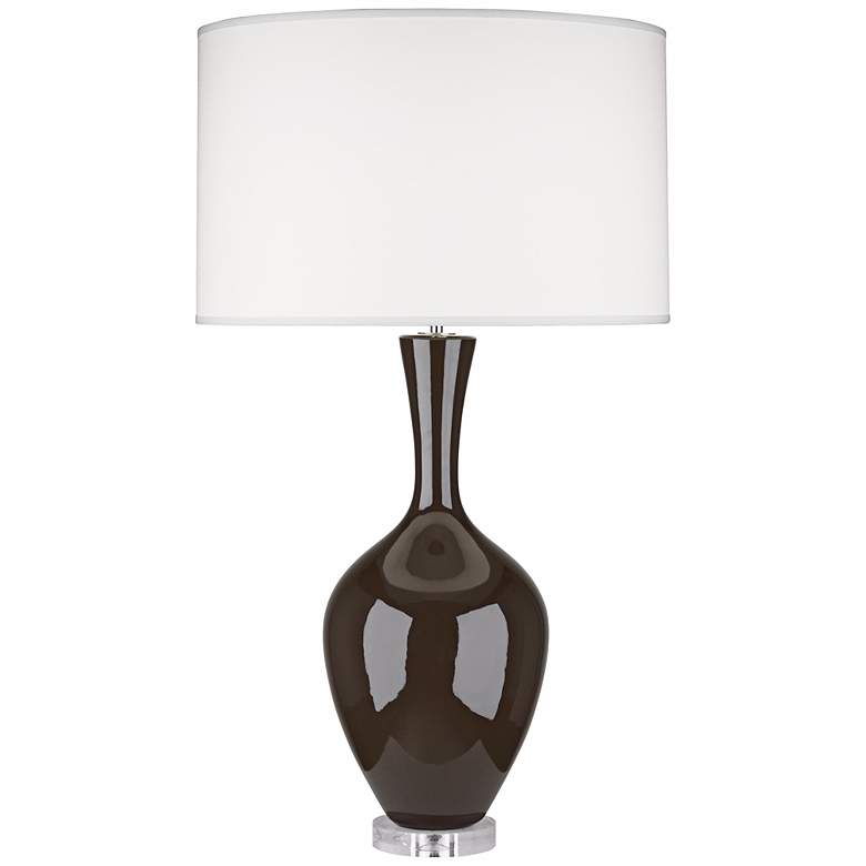 Image 1 Robert Abbey Audrey Coffee Ceramic Buffet Lamp