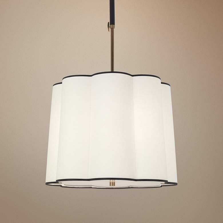 Image 1 Robert Abbey Axis 24" Wide Aged Brass Pendant Light