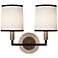 Robert Abbey Axis Aged Brass Double Wall Sconce