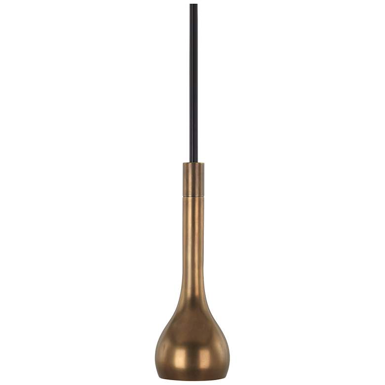 Image 2 Robert Abbey Axis Natural Brass Mini Pendant Light