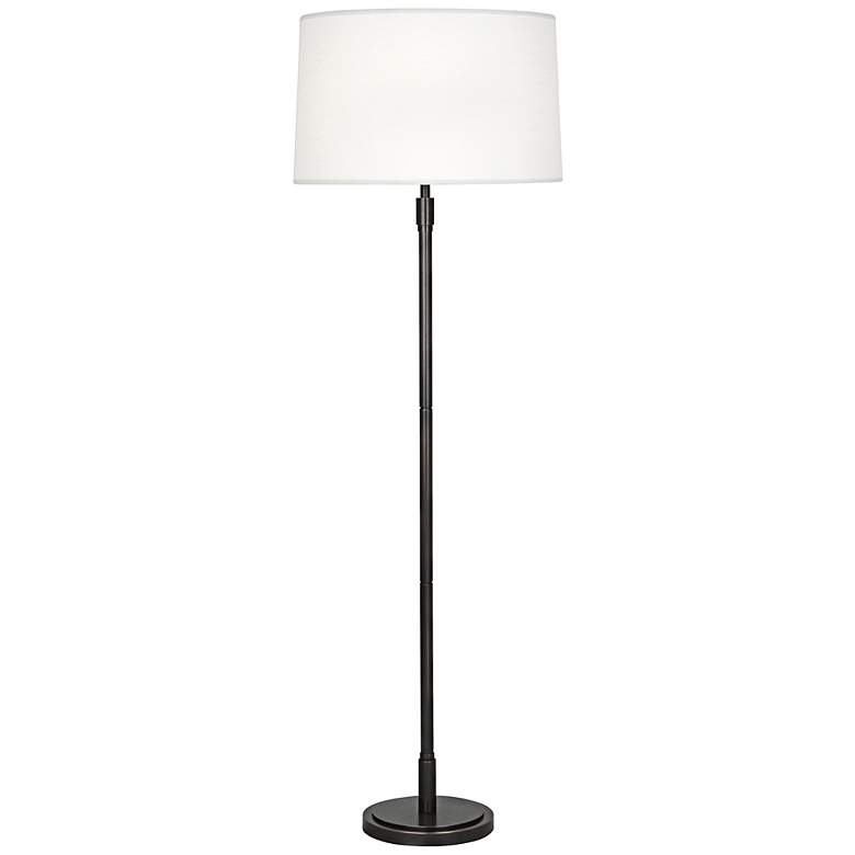 Image 2 Robert Abbey Bandit 61" High Deep Patina Bronze Floor Lamp