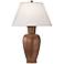 Robert Abbey Beaux Arts 31" High Hammered Metal Copper Table Lamp