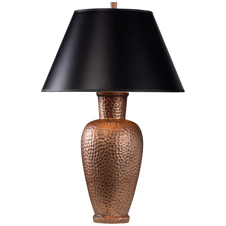 Image 1 Robert Abbey Beaux Arts Copper Black 31 inch High Table Lamp