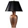 Robert Abbey Beaux Arts Copper Black 31" High Table Lamp
