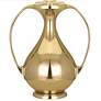 Robert Abbey Belvedere Brass Metal 2-Handle Jug Table Lamp