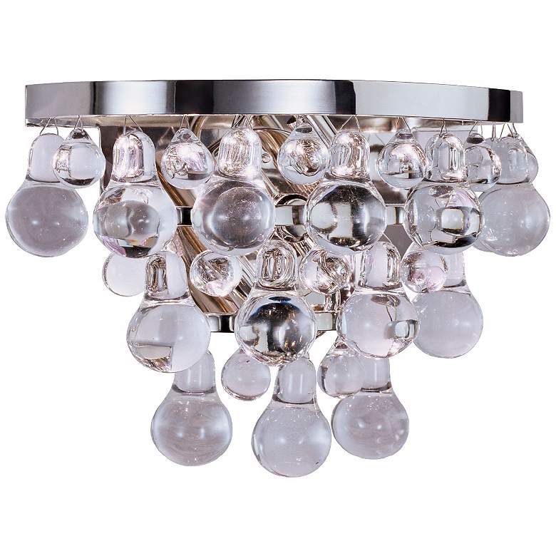 Image 1 Robert Abbey Bling Collection Nickel Finish Wall Sconce