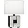 Robert Abbey Blox 15 1/2"H Black Enamel Geometric Table Lamp