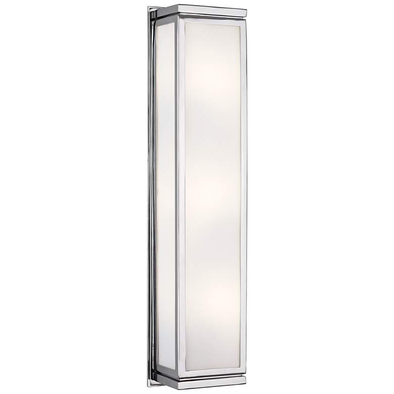 Image 1 Robert Abbey Bradley 25" High Chrome Wall Sconce