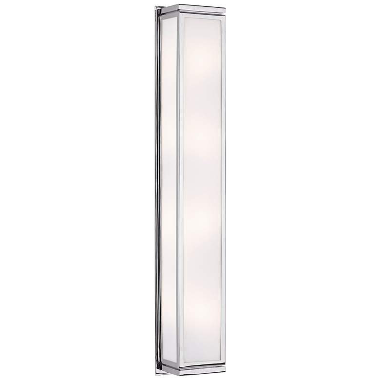 Image 1 Robert Abbey Bradley 34 1/4" High Nickel Wall Sconce