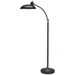 Robert Abbey Bruno Adjustable Height Bronze Modern Pharmacy Floor Lamp