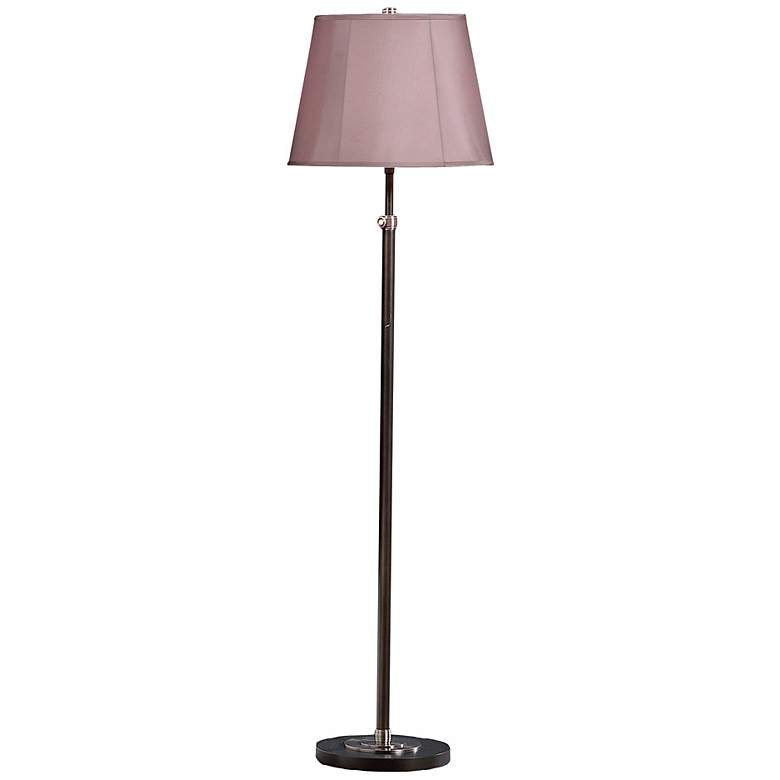 Image 1 Robert Abbey Bruno Lead Bronze Adjustable Floor Lamp