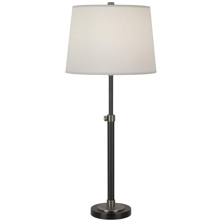 Image 1 Robert Abbey Bruno Table Lamp Bronze W/ Nickel Accents Adjustable 26"-
