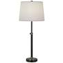 Robert Abbey Bruno Table Lamp Bronze W/ Nickel Accents Adjustable 26"-