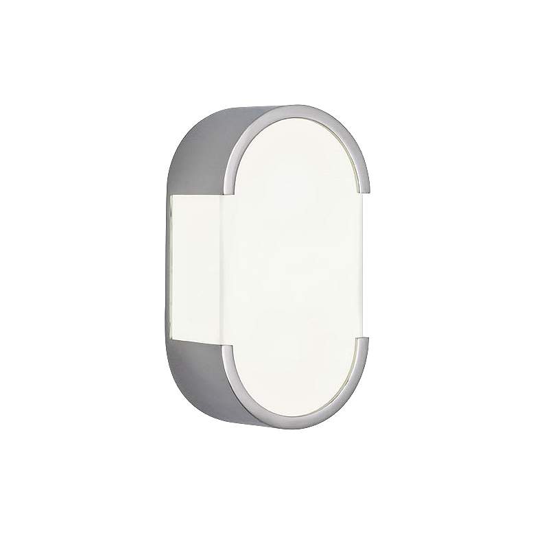 Image 1 Robert Abbey Bryce 12 1/4" High Chrome Modern Wall Sconce