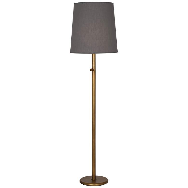 Image 1 Robert Abbey Buster 62 1/2"H Chica Gray-Brass Floor Lamp