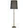 Robert Abbey Buster 79 1/2" High Gray and Aged Brass Floor Lamp