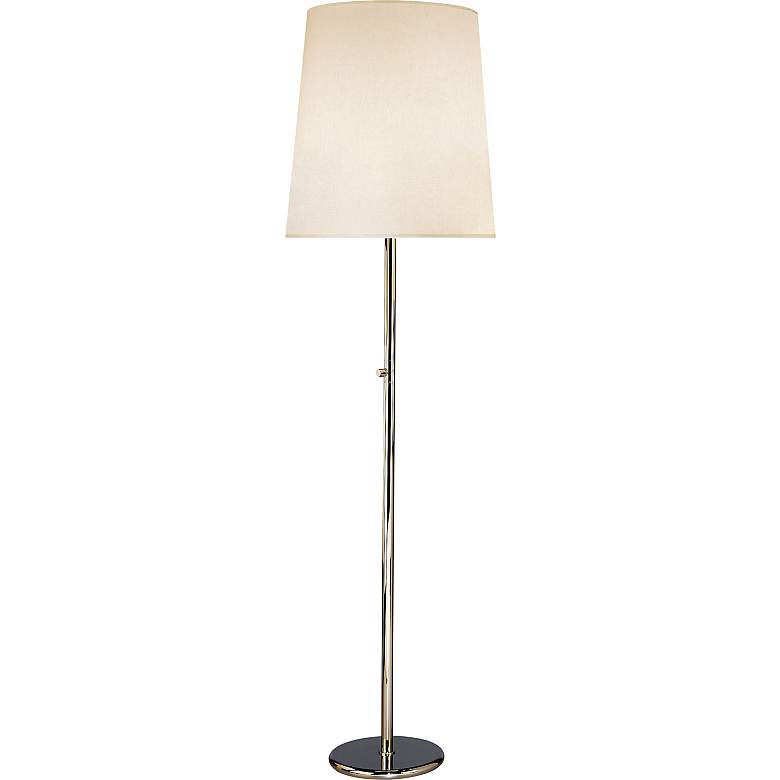 Image 2 Robert Abbey Buster 79 1/2 inch High White Fondine Shade Modern Floor Lamp