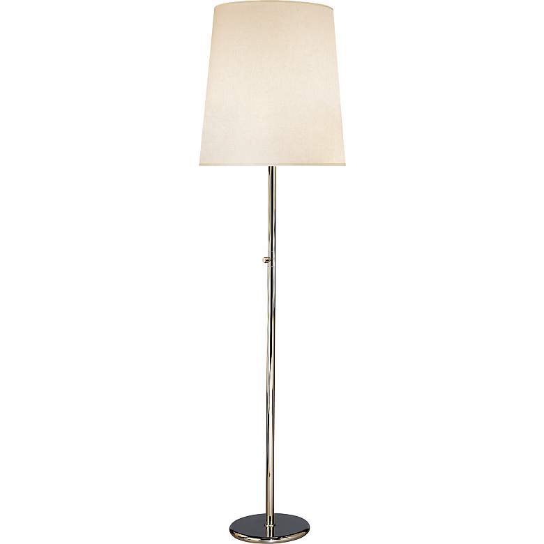 Image 2 Robert Abbey Buster 79 1/2" High White Fondine Shade Modern Floor Lamp