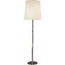 Robert Abbey Buster 79 1/2" High White Fondine Shade Modern Floor Lamp